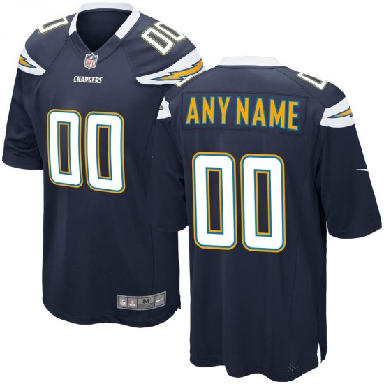 NFL Los Angeles Chargers Custom Nike Navy Jersey