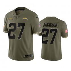 NFL Los Angeles Chargers J C Jackson 27 Nike 2022 Salute To Service Jersey