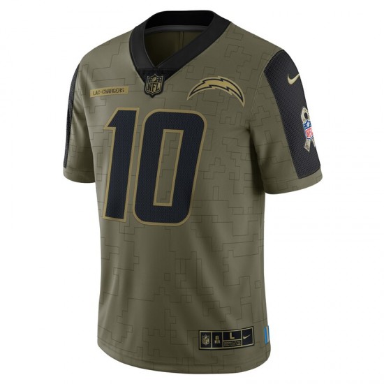 NFL Los Angeles Chargers Justin Herbert 10 Nike 2021 Salute to Service Jersey