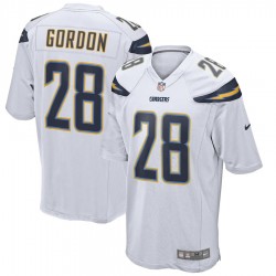 NFL Los Angeles Chargers Melvin Gordon 28 Nike White Jersey