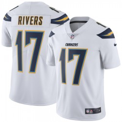 NFL Los Angeles Chargers Philip Rivers 17 Nike White Jersey
