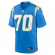 NFL Los Angeles Chargers Rashawn Slater 70 Nike Blue 2021 Draft Jersey