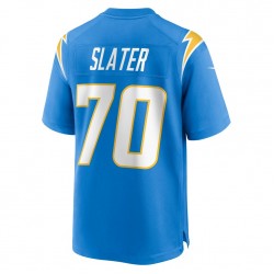 NFL Los Angeles Chargers Rashawn Slater 70 Nike Blue 2021 Draft Jersey