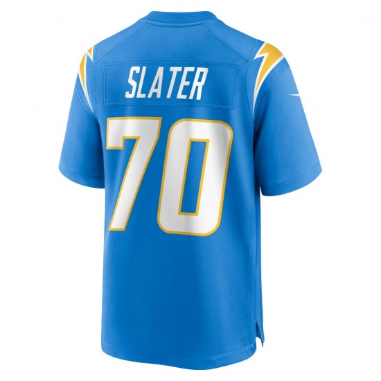 NFL Los Angeles Chargers Rashawn Slater 70 Nike Blue 2021 Draft Jersey