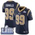 NFL Los Angeles Rams Aaron Donald 99 Nike Blue 2019 Super Bowl LIII Jersey