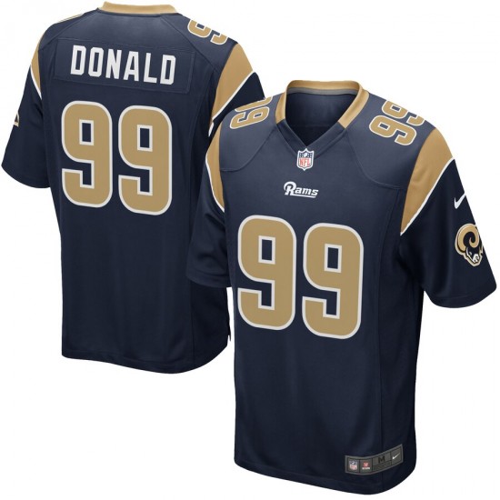 NFL Los Angeles Rams Aaron Donald 99 Nike Navy Jersey