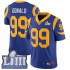 NFL Los Angeles Rams Aaron Donald 99 Nike Royal 2019 Super Bowl LIII Jersey