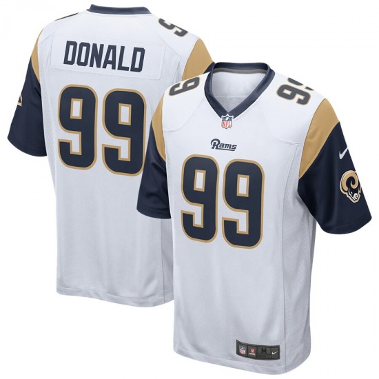 NFL Los Angeles Rams Aaron Donald 99 Nike White Jersey