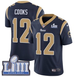 NFL Los Angeles Rams Brandin Cooks 12 Nike Blue 2019 Super Bowl LIII Jersey