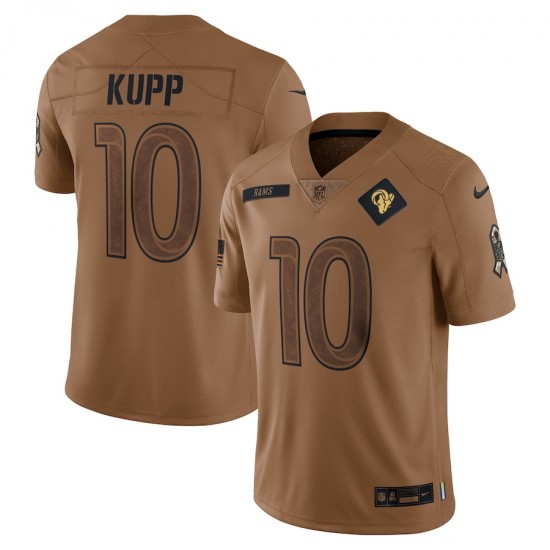 NFL Los Angeles Rams Cooper Kupp 10 Nike 2023 Salute To Service Jersey