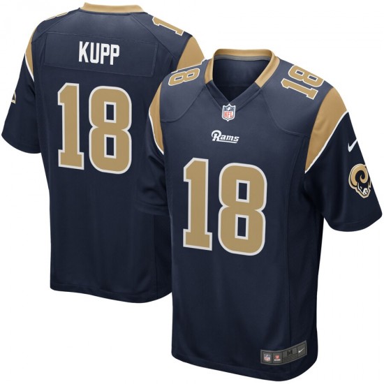 NFL Los Angeles Rams Cooper Kupp 18 Nike Navy Jersey