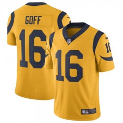 NFL Los Angeles Rams Jared Goff 16 Nike Gold Jersey
