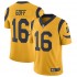 NFL Los Angeles Rams Jared Goff 16 Nike Gold Jersey