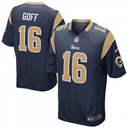 NFL Los Angeles Rams Jared Goff 16 Nike Navy Jersey