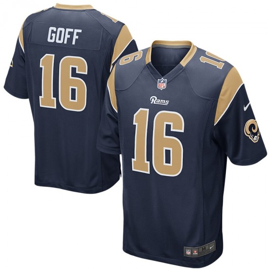 NFL Los Angeles Rams Jared Goff 16 Nike Navy Jersey
