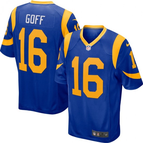 NFL Los Angeles Rams Jared Goff 16 Nike Royal Jersey