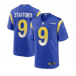 NFL Los Angeles Rams Matthew Stafford 9 Nike Royal 2021 Jersey