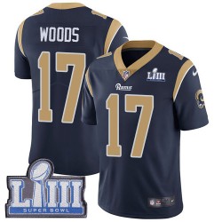 NFL Los Angeles Rams Robert Woods 17 Nike Blue 2019 Super Bowl LIII Jersey