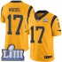 NFL Los Angeles Rams Robert Woods 17 Nike Gold 2019 Super Bowl LIII Jersey