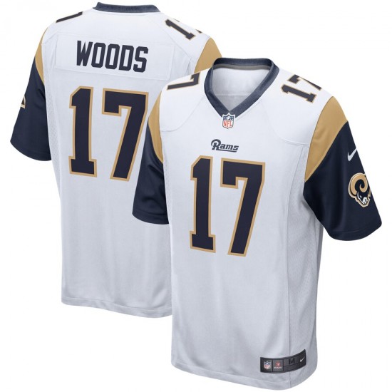 NFL Los Angeles Rams Robert Woods 17 Nike White Jersey