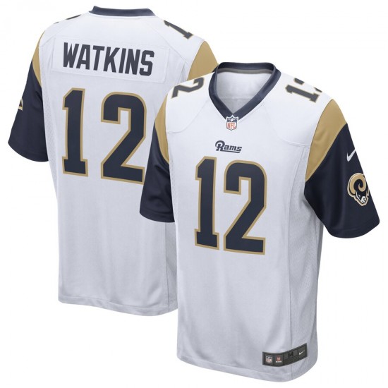 NFL Los Angeles Rams Sammy Watkins 12 Nike White Jersey