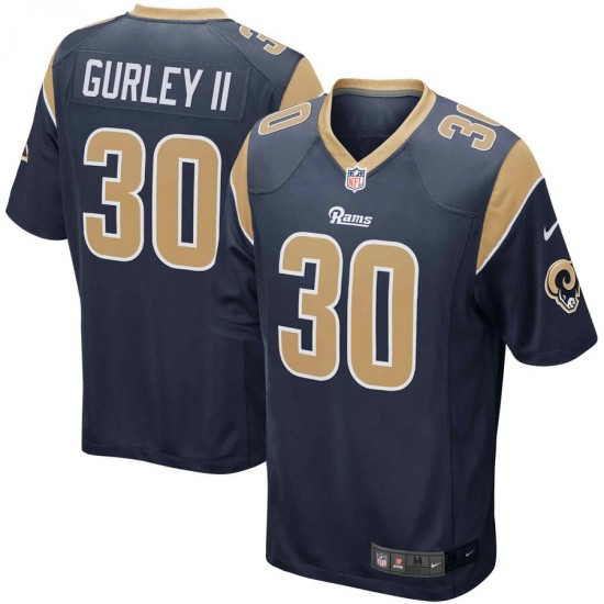 NFL Los Angeles Rams Todd Gurley II 30 Nike Navy Jersey