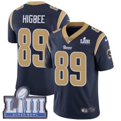 NFL Los Angeles Rams Tyler Higbee 89 Nike Blue 2019 Super Bowl LIII Jersey