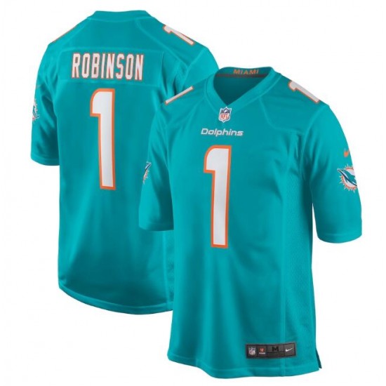 NFL Miami Dolphins Chop Robinson Nike Aqua 2024 Draft Jersey