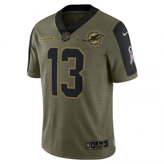 NFL Miami Dolphins Dan Marino 13 Nike 2021 Salute to Service Jersey