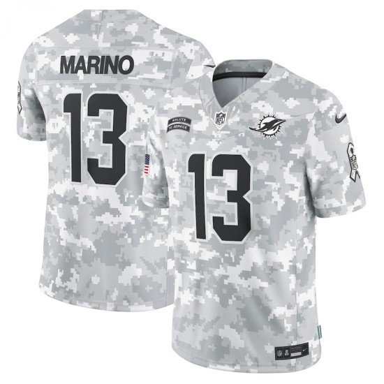 NFL Miami Dolphins Dan Marino Nike 2024 Salute to Service Jersey