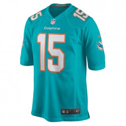 NFL Miami Dolphins Jaelan Phillips 15 Nike Aqua 2021 Draft Jersey