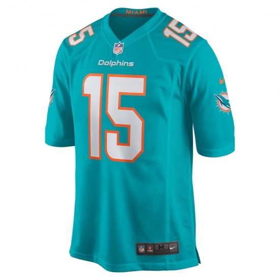 NFL Miami Dolphins Jaelan Phillips 15 Nike Aqua 2021 Draft Jersey