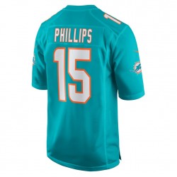 NFL Miami Dolphins Jaelan Phillips 15 Nike Aqua 2021 Draft Jersey