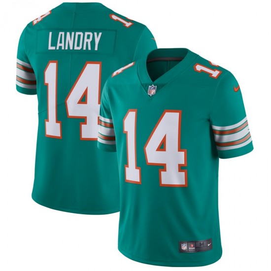NFL Miami Dolphins Jarvis Landry 14 Nike Aqua Jersey