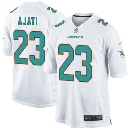 NFL Miami Dolphins Jay Ajayi 23 Nike White Jersey