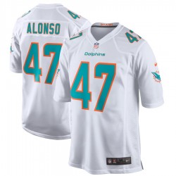 NFL Miami Dolphins Kiko Alonso 47 Nike White Jersey