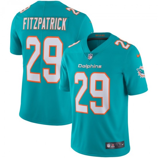 NFL Miami Dolphins Minkah Fitzpatrick 29 Nike Aqua Jersey