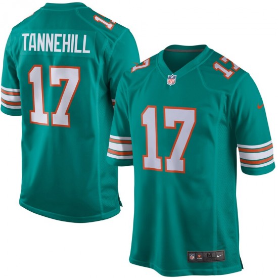 NFL Miami Dolphins Ryan Tannehill 17 Nike Aqua Jersey