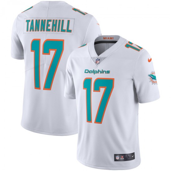NFL Miami Dolphins Ryan Tannehill 17 Nike White Jersey