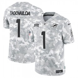 NFL Miami Dolphins Tua Tagovailoa Nike 2024 Salute to Service Jersey