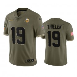 NFL Minnesota Vikings Adam Thielen 19 Nike 2022 Salute to Service Jersey
