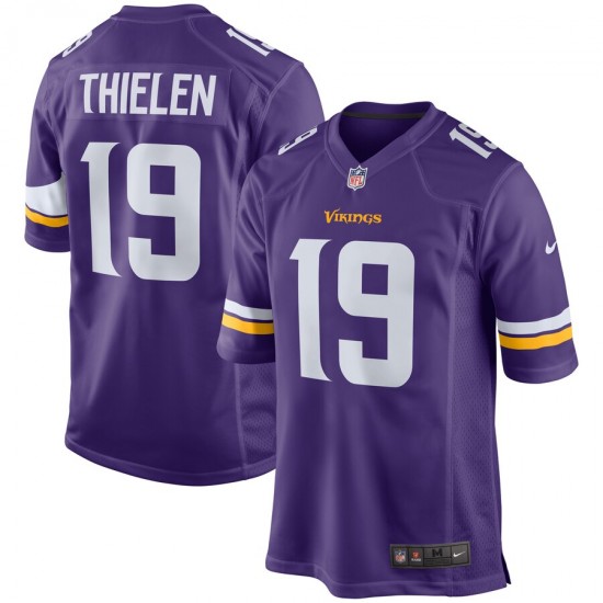 NFL Minnesota Vikings Adam Thielen 19 Nike Purple Jersey