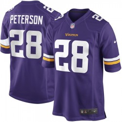 NFL Minnesota Vikings Adrian Peterson 28 Nike Purple Jersey