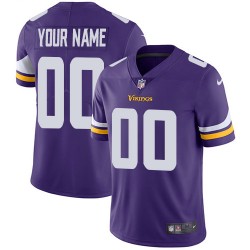 NFL Minnesota Vikings Custom Purple Jersey