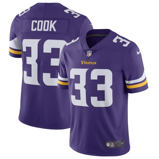 NFL Minnesota Vikings Dalvin Cook 33 Nike Purple Jersey