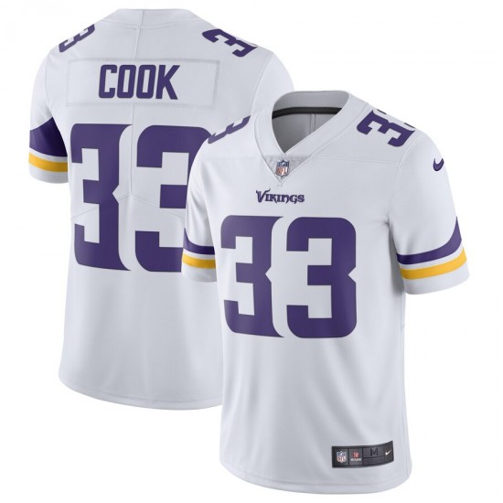 NFL Minnesota Vikings Dalvin Cook 33 Nike White Jersey