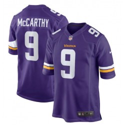 NFL Minnesota Vikings J.J. McCarthy Nike Purple 2024 Draft Jersey