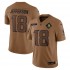 NFL Minnesota Vikings Justin Jefferson 18 Nike 2023 Salute To Service Jersey
