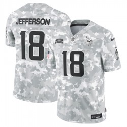 NFL Minnesota Vikings Justin Jefferson Nike 2024 Salute to Service Jersey