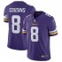 NFL Minnesota Vikings Kirk Cousins 8 Nike Purple Jersey